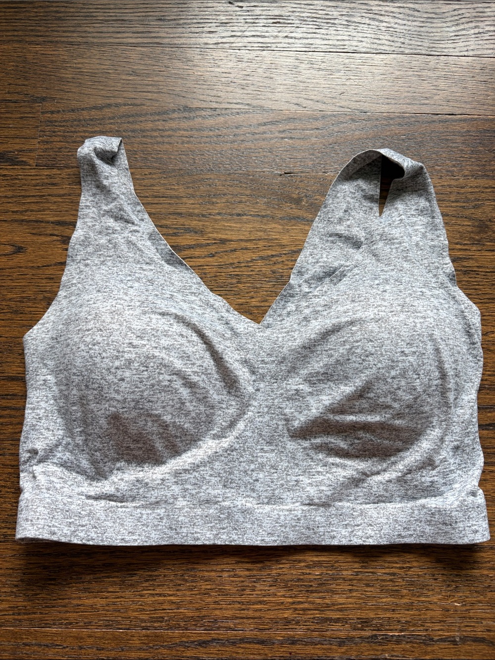 Soma Enbliss Bralette Heather Gray Seamless Wireless Bralette